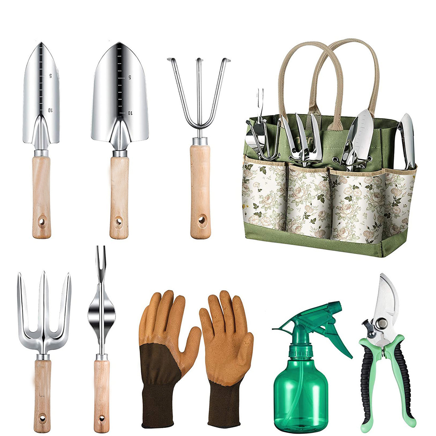 9-Piece Gardening Tool With He - огляд і ціна Gardening Tools Hand