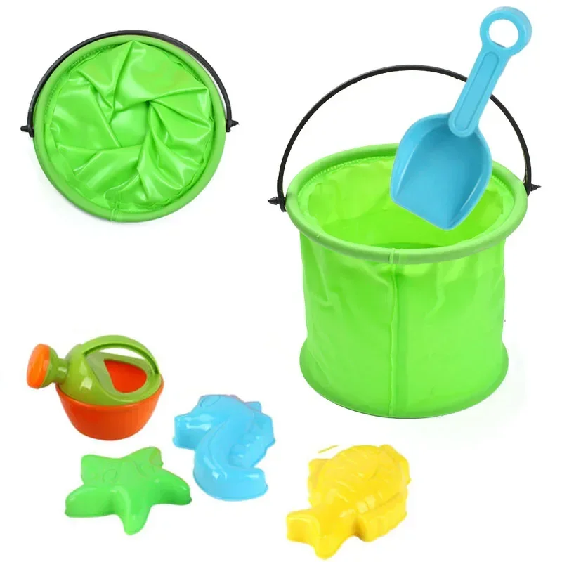 Beach Sand Bucket Toy  Collaps - огляд і ціна Gardening Tools Toddler
