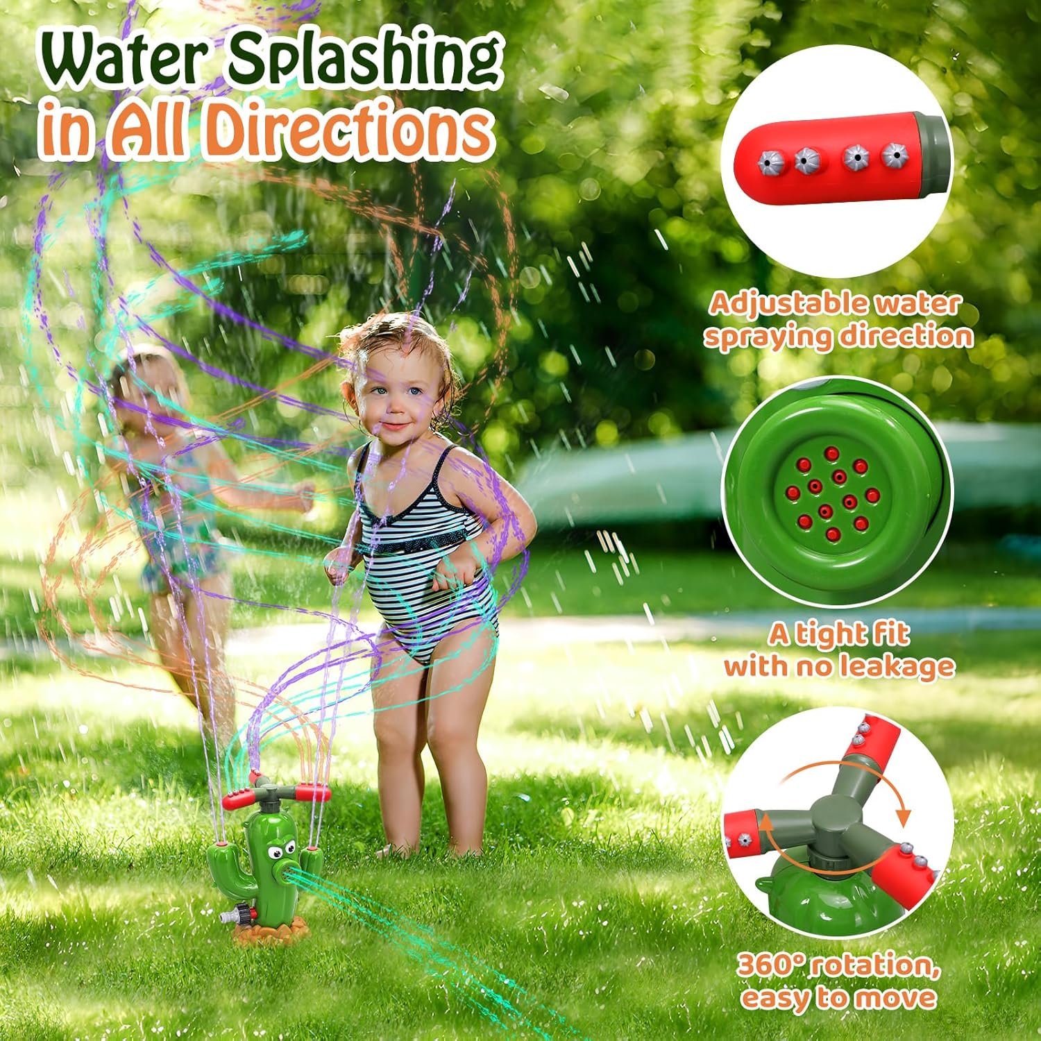 Water Spray Toy Cactus Sprinkl - огляд і ціна Gardening Tools Toddler