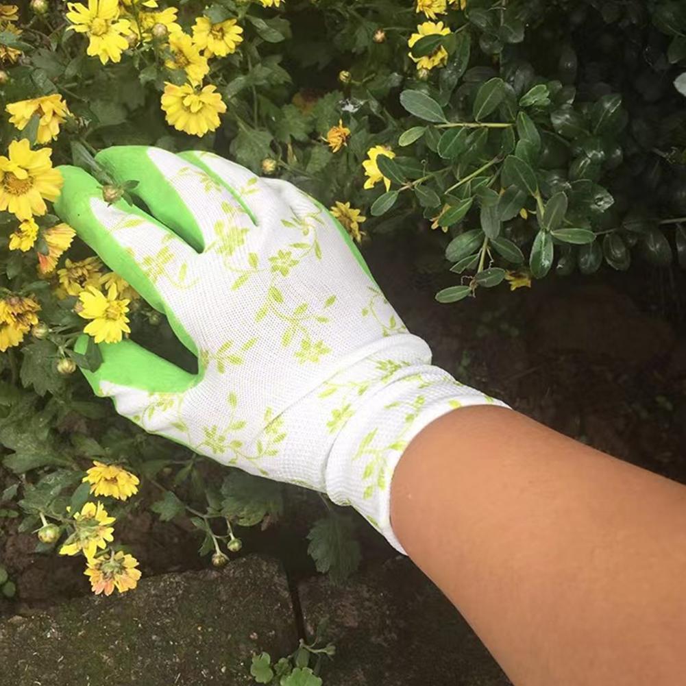 Latex Foam Printed Gardening G - огляд і ціна Garden Gloves Thorn Proof