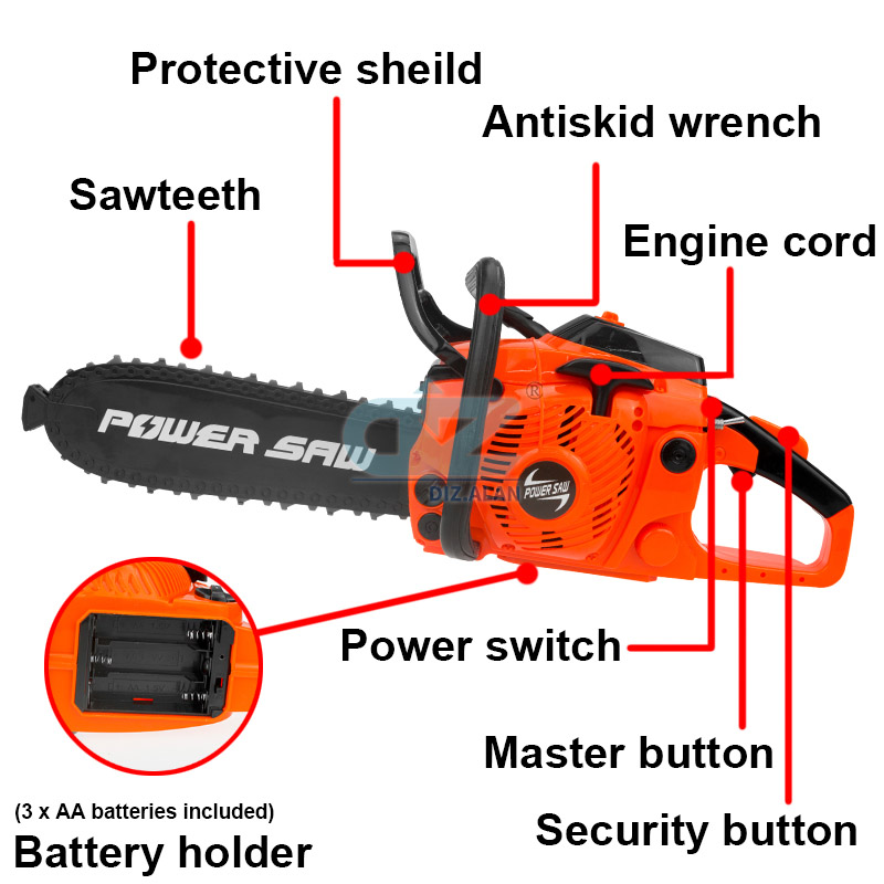 Kids Tools Power Chainsaws Ele - огляд і ціна Gardening Tools Toddler