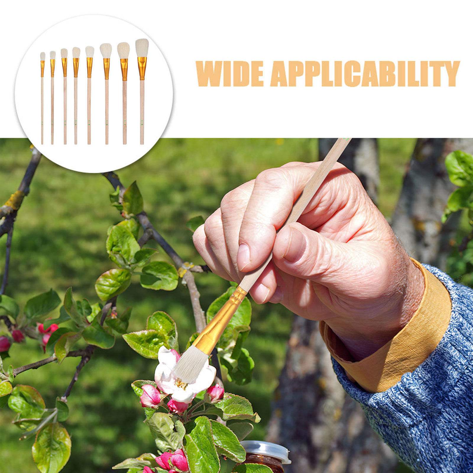 16Pcs Flower Pollinator Brush  - огляд і ціна Gardening Tools Hand