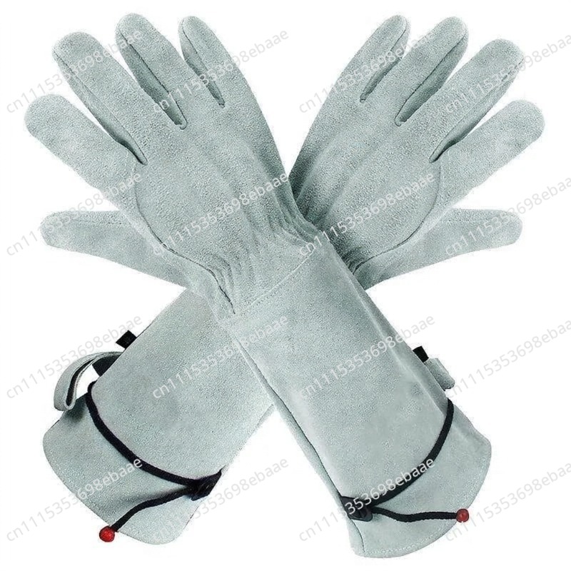 Long Cowhide Gardening Gloves, - огляд і ціна Garden Gloves Thorn Proof