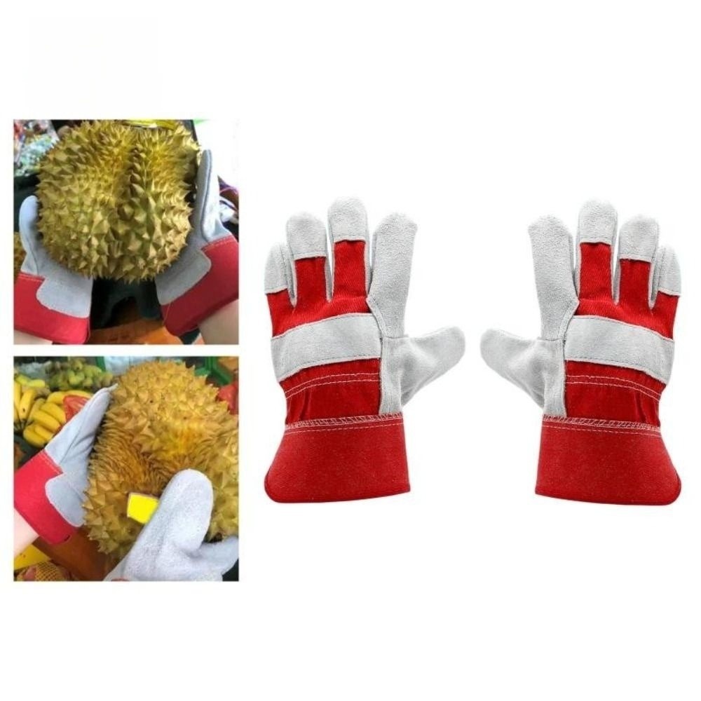 Cowhide Leather Gardening Glov - огляд і ціна Garden Gloves Thorn Proof